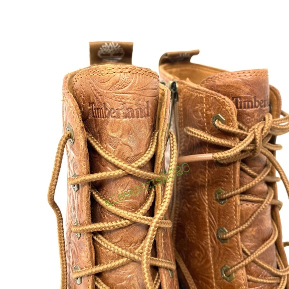 Timberland Sienna High Side ZIP Boot Emboss BrownW - Picture 10 of 15